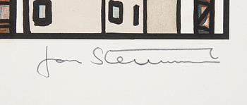 JAN STENMARK, a litograph in colours, signed and numbered 101/190.