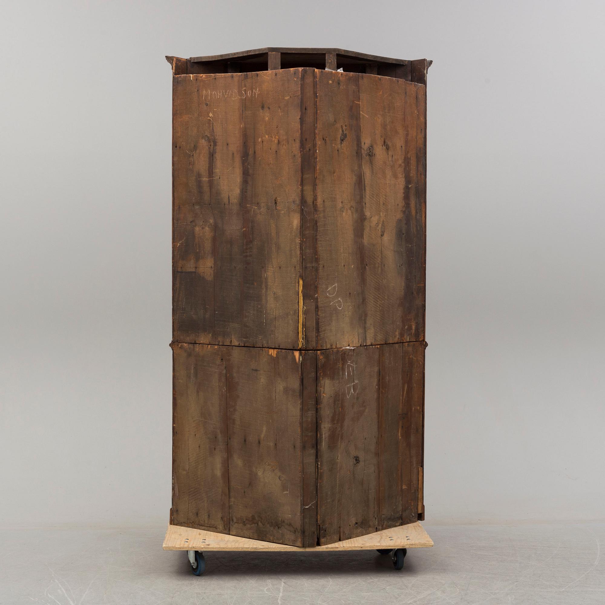 A circa 1800 English cabinet.