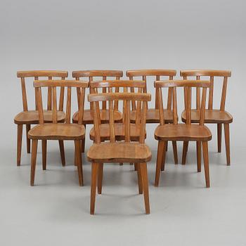 STOLAR, 8 st, "Utö", Axel Einar Hjort, Nordiska Kompaniet, 1930-tal.