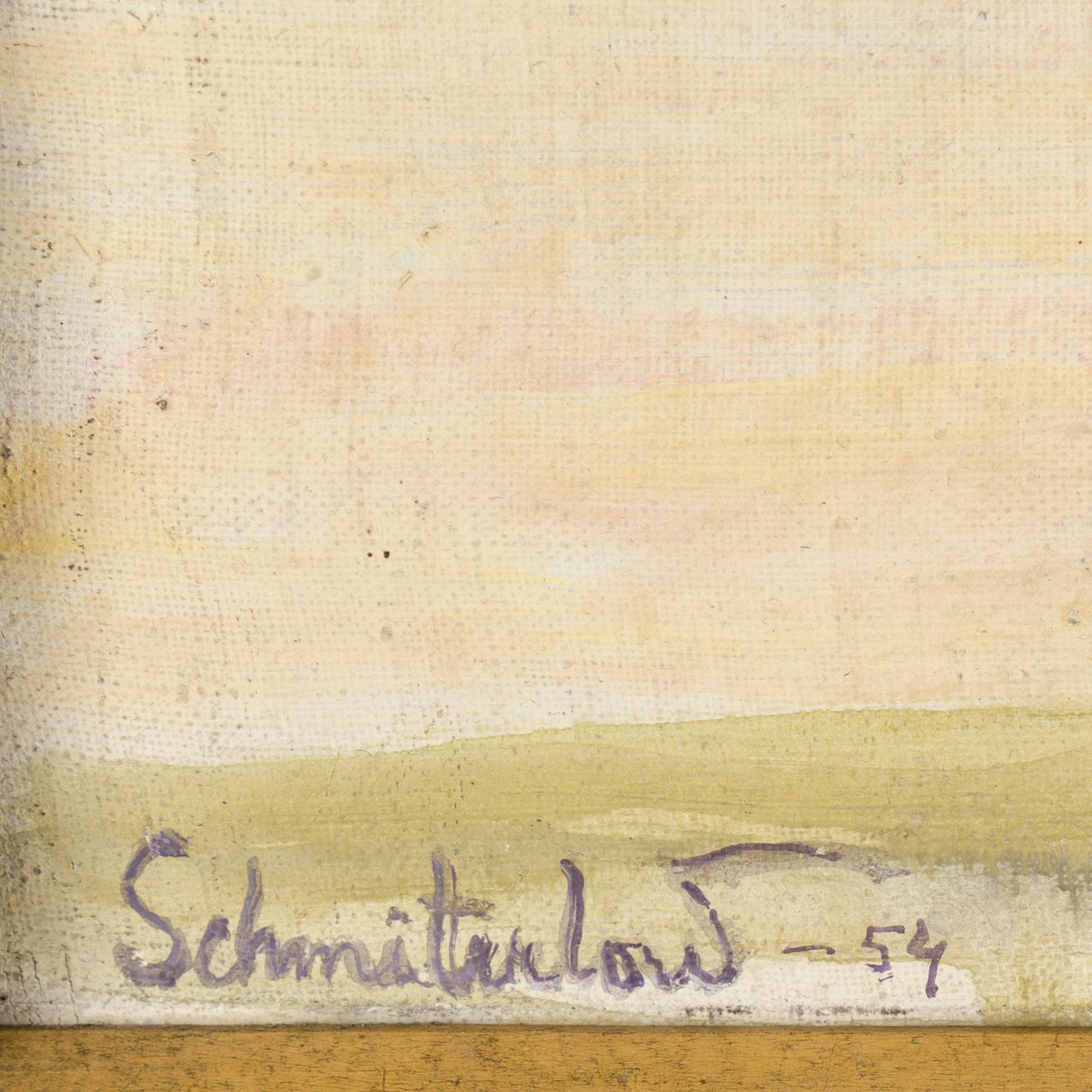 BERTRAM SCHMITERLÖW, olja på duk, signerad och daterad -54.