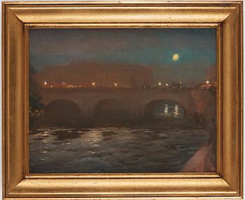 William Blair Bruce, Riksdagshuset i aftonbelysning.