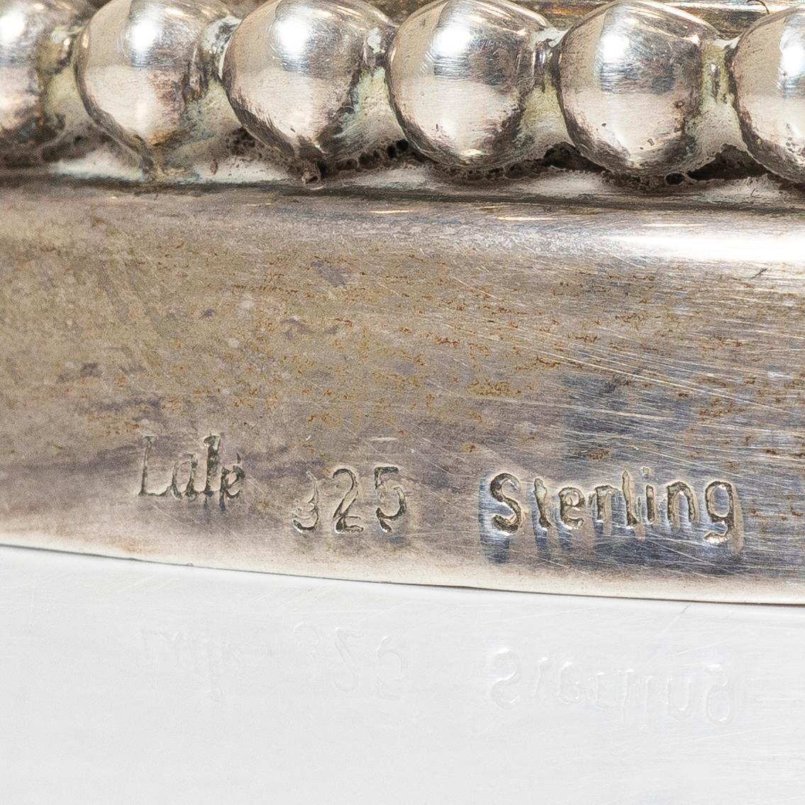 Lale Silverware & Co Ltd, hänkelvas, sterlingsilver, Istanbul, Turkiet, 1900-tal.