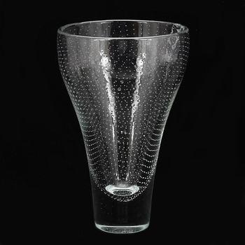 Gunnel Nyman · VAS, glas, Gunnel Nyman, Nuutajärvi Notsjö, signerad och daterad -55.