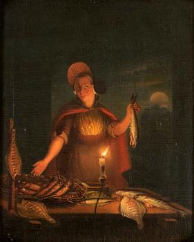 322A. Pieter Gerardus Sjamaar, "Fiskmånglerskan".