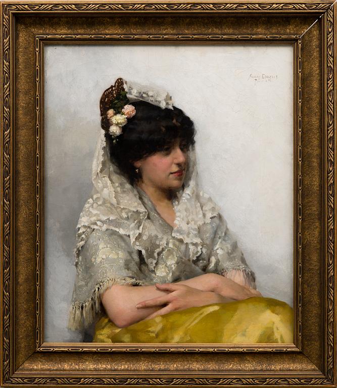 ALBERT EDELFELT, "VIT MANTILLA" ("LA SEÑORITA").