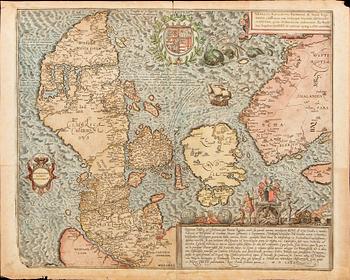 Marcus Jordan, map for Ggeorg Braun & Frans Hogenberg 'Civitates Orbis Terrarum', Cologne ca 1585-90.