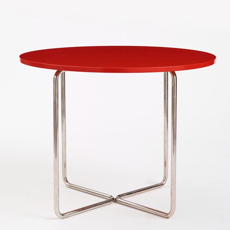 Marcel Breuer, bord, modell "B27", Thonet, 1930-tal.