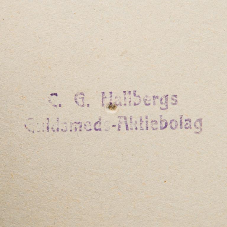 TIARA ja RINTANEULA, hopeaa. C.G. Hallbergs, Ruotsi.