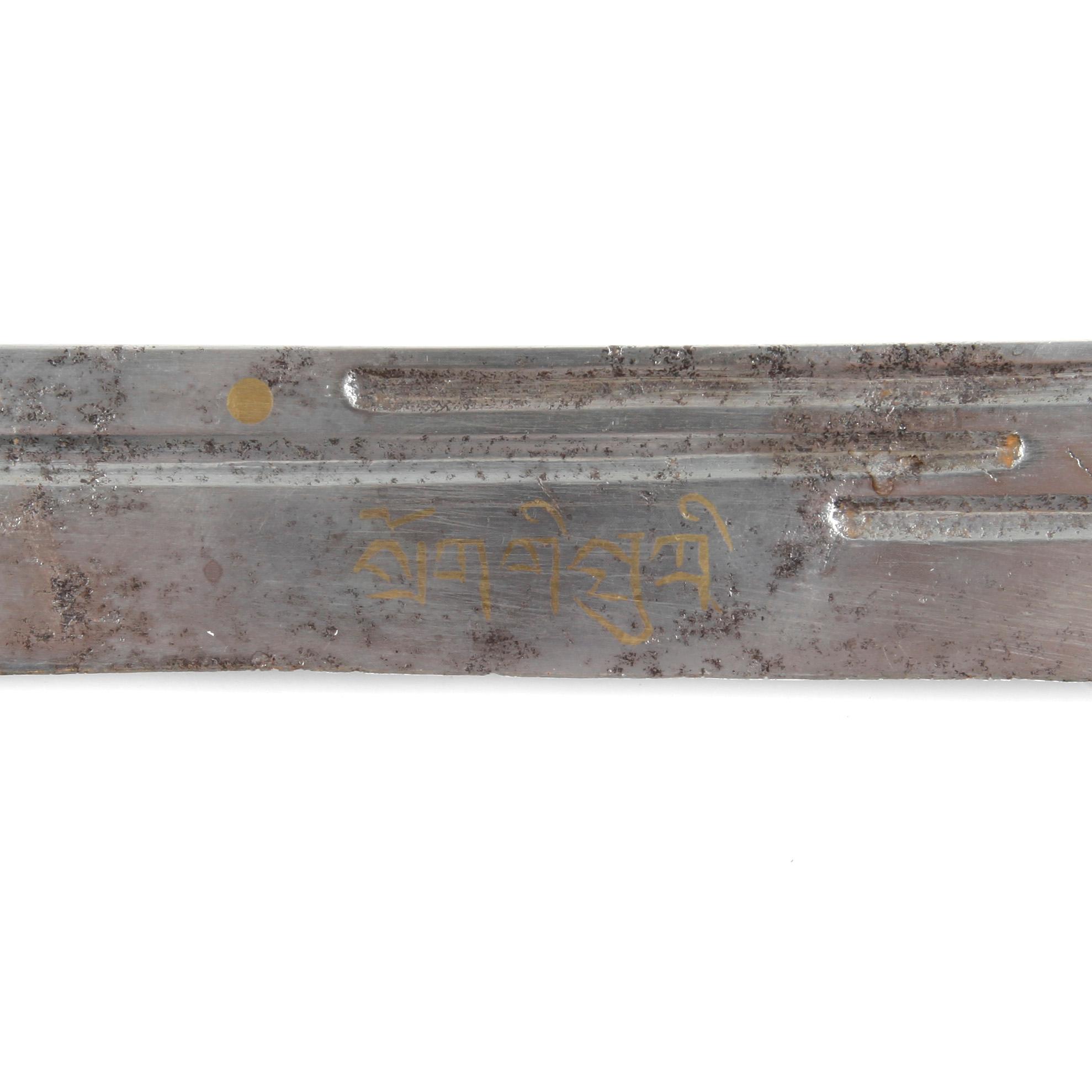 SVÄRD, 2 st, orientaliska, 1800-tal.