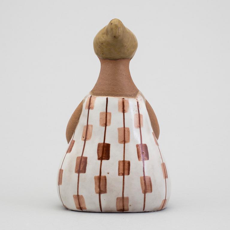 A stoneware sculpture "Charlotta" by Lisa Larson, Gustavsberg.