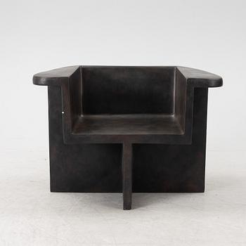 Kristian Sofus Hansen & Tommy Hyldahl, 
"Brutus Lounge Chair - Coffee" 101 Copenhagen, Denmark.