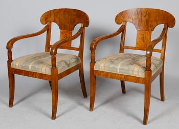 SALONGSMÖBEL, 6 del, Karl Johansstil, 1900-talets första hälft.