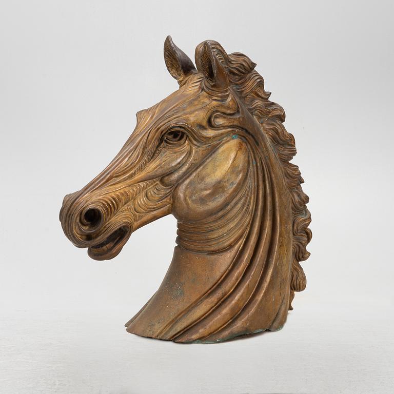 Unknown artist, A horse's head.