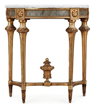 570. A Gustavian late 18th century console table.