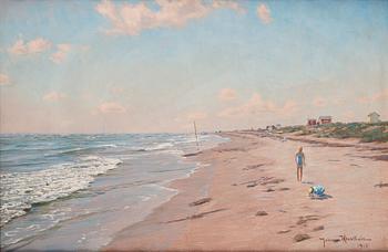 517. Johan Krouthén, Summer on the beach.