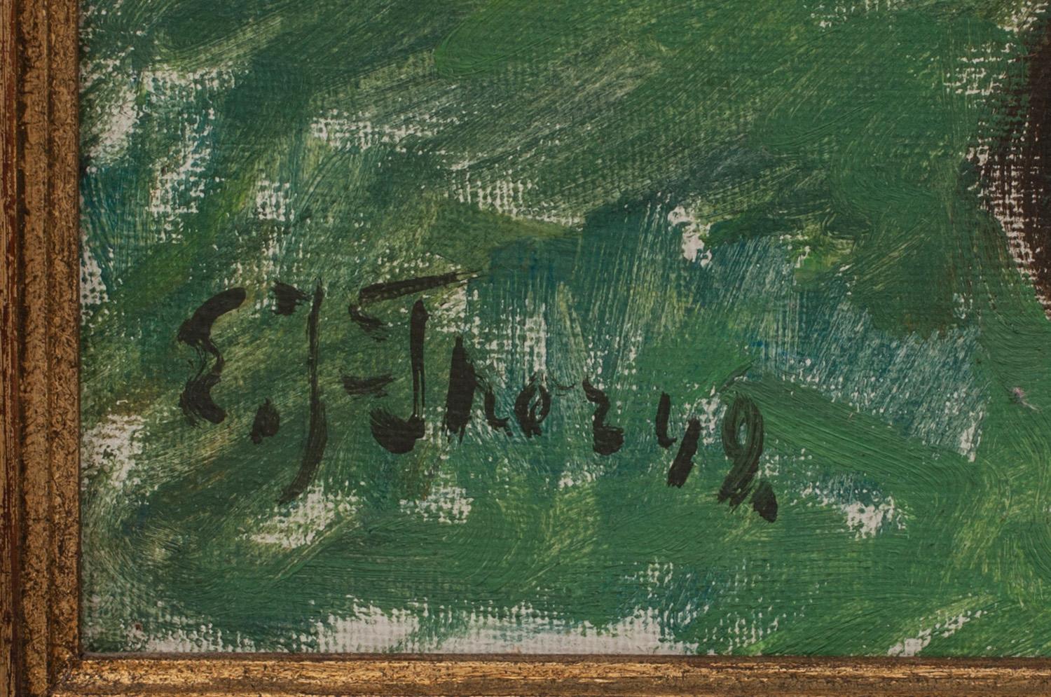 EMIL JOHANSON-THOR, olja på duk, signerad.