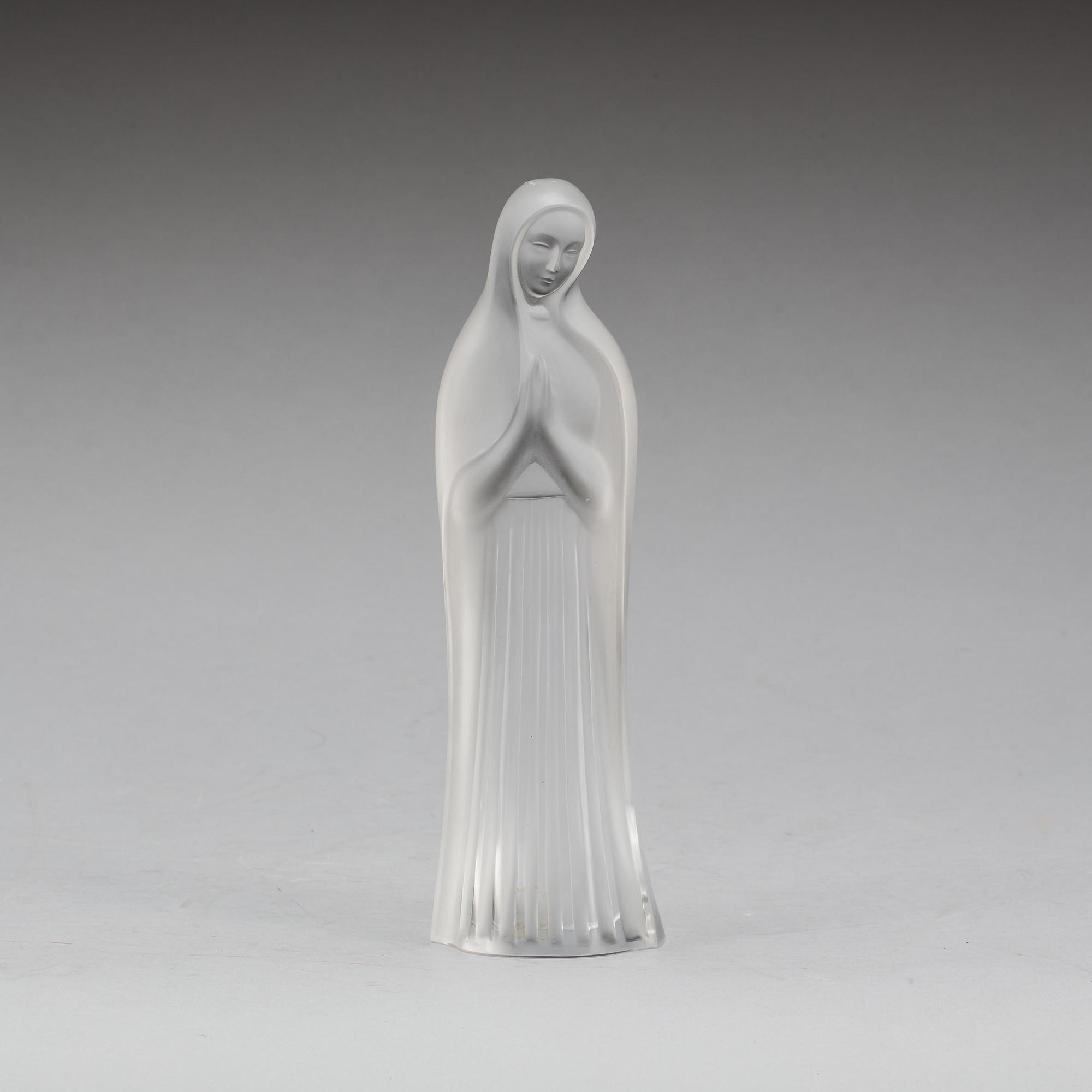 FIGURIN, glas, Lalique, Frankrike, 1900-talets andra hälft.
