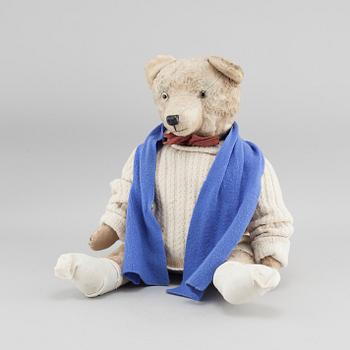 A circa mid 20th century teddy bear.