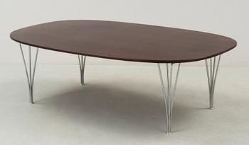 SOFFBORD, "Superellips" Design Bruno Mathsson och Piet Hein för Fritz Hansen. 1900-talets andra hälft.