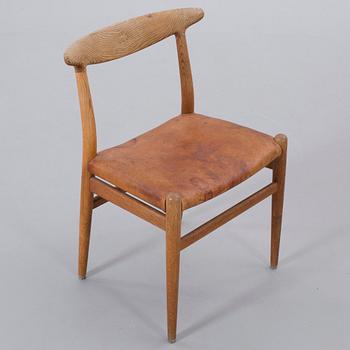 A HANS J. WEGNER W2 CHAIR.