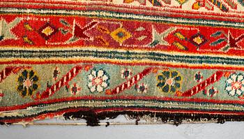 Matta, antik Indisk, sannolikt Agra, ca 467,5-474 x 369,5-374 cm.
