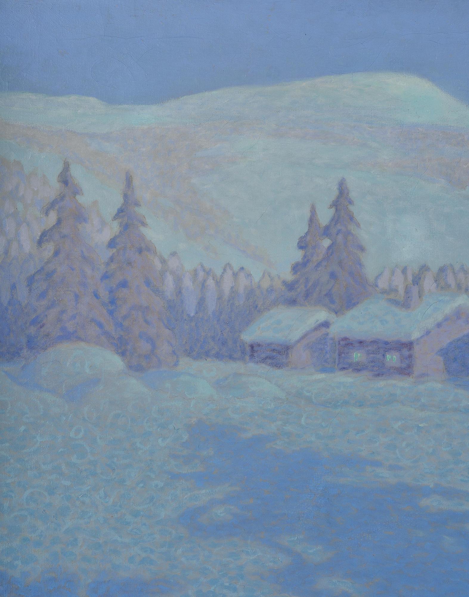 Bror Lindh, Winter Landscape.