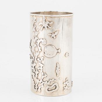 A Swedish Silver Vase, Stockholm 1970.