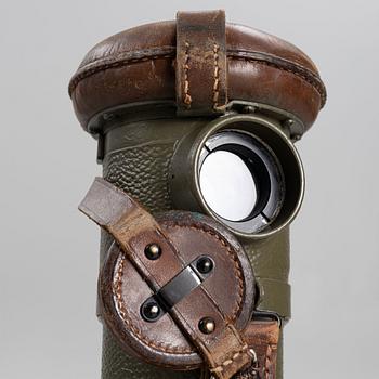 Rangefinder with accessories, M/1938. Used by the Mobile Coastal Artillery, no. 58866, Sweden.