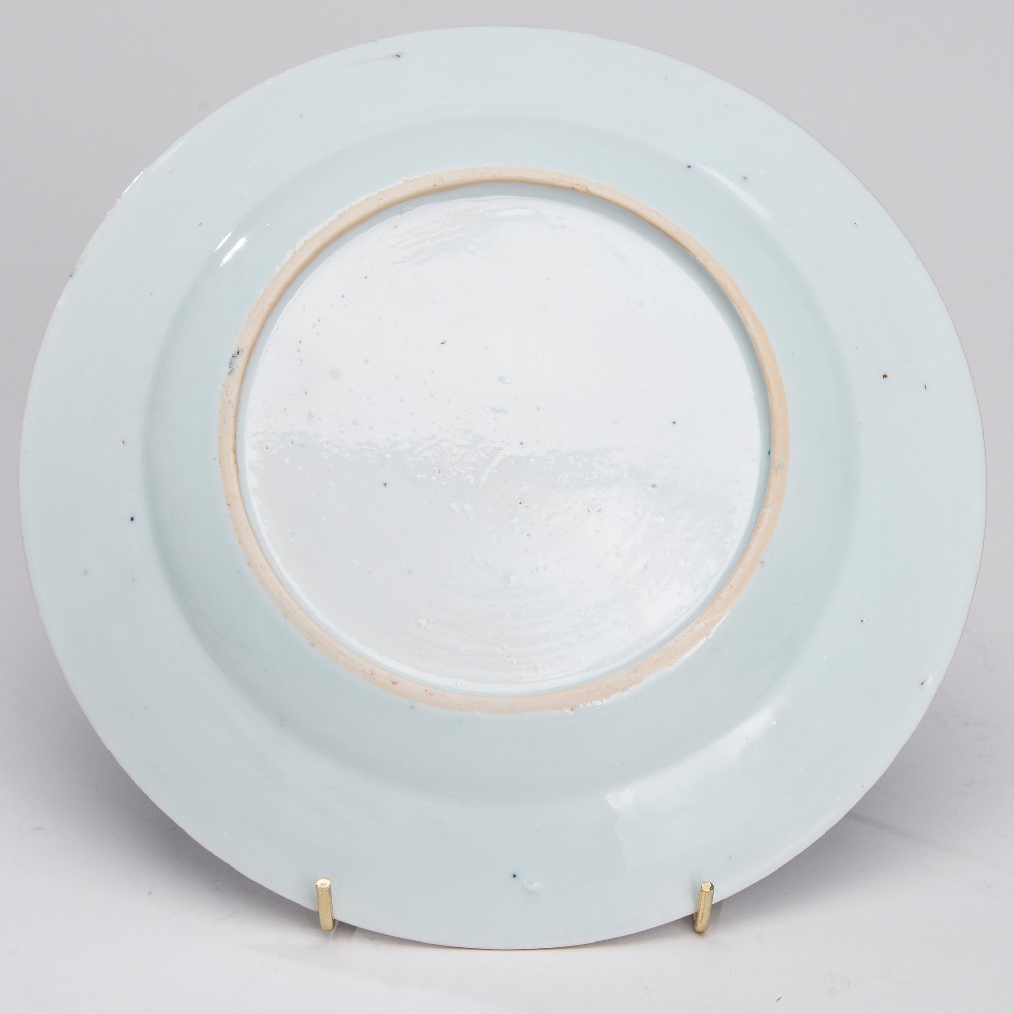 TALLRIKAR, 13 ST, porslin, Kina, Qianlong 1736-1795.