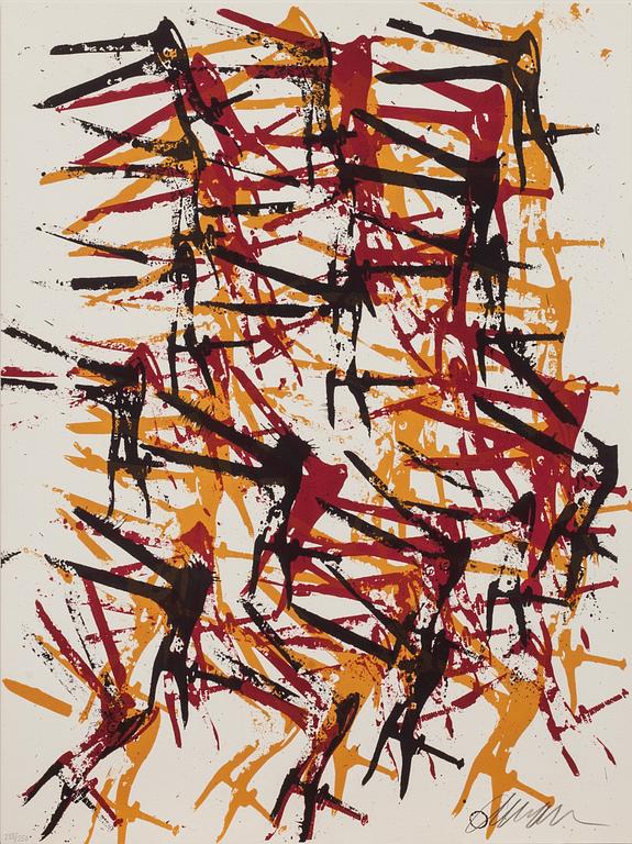 FERNANDEZ ARMAN, mapp med 5 färglitografier, signerade och numrerade 235/250.