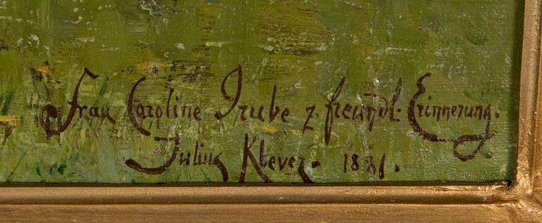 Julius von Klever, The villa at the sea.