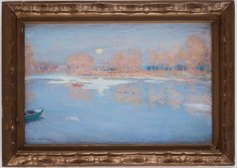 William Blair Bruce, "Hiver à Grèz (Seine-et-Marne)".