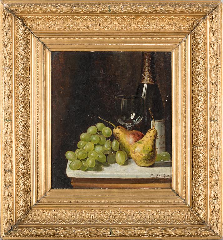 EUGÈNE JANSSON, oil on canvas.