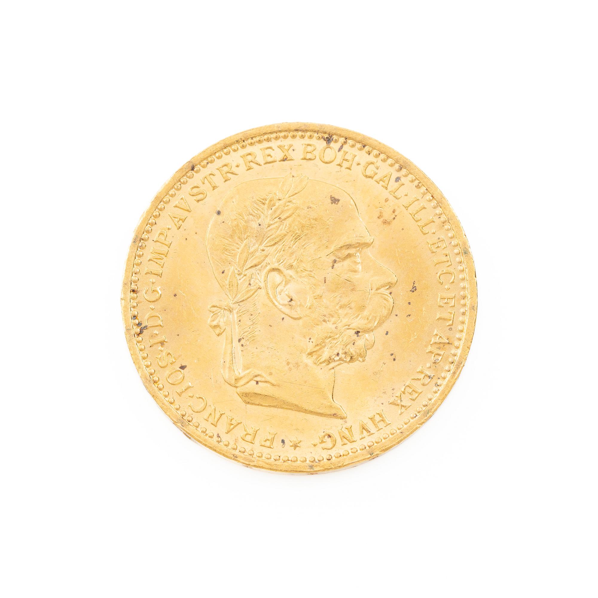 Gold coin, Austria-Hungary, 20 Corona, 1894.