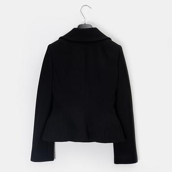 Dolce & Gabbana, A black wool jacket, size 38.