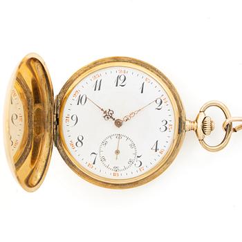 Pocket watch, hunter case, 51 mm.