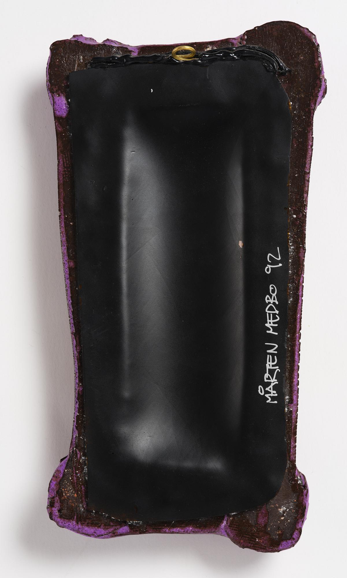 Mårten Medbo, väggskulptur/spegel, Konstfack, Stockholm, 1992.