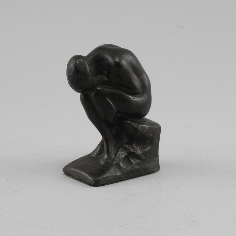HALVAR FRISENDAHL, skulptur, brons, signerad.