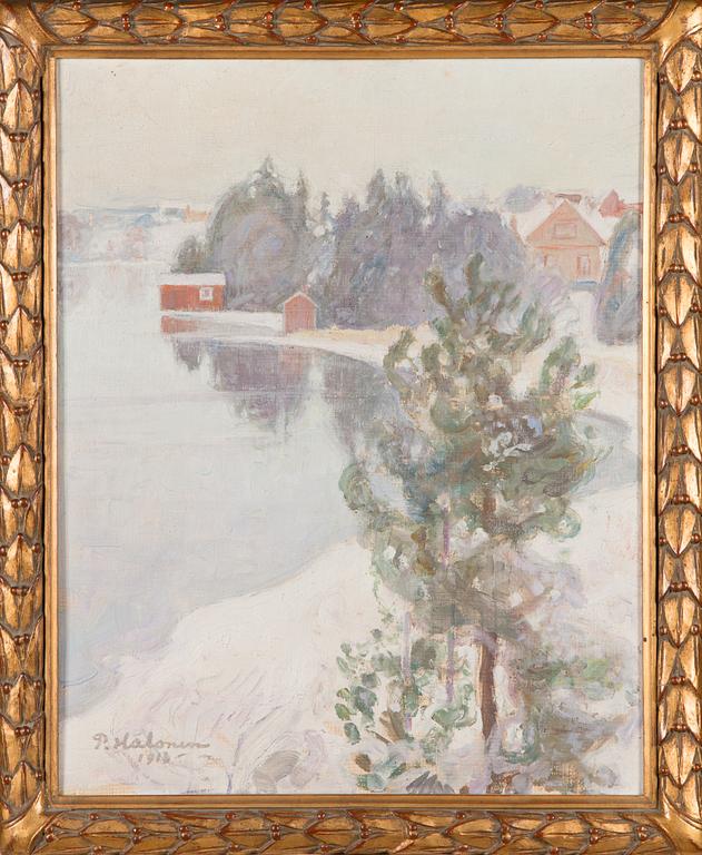 Pekka Halonen, Winter landscape.