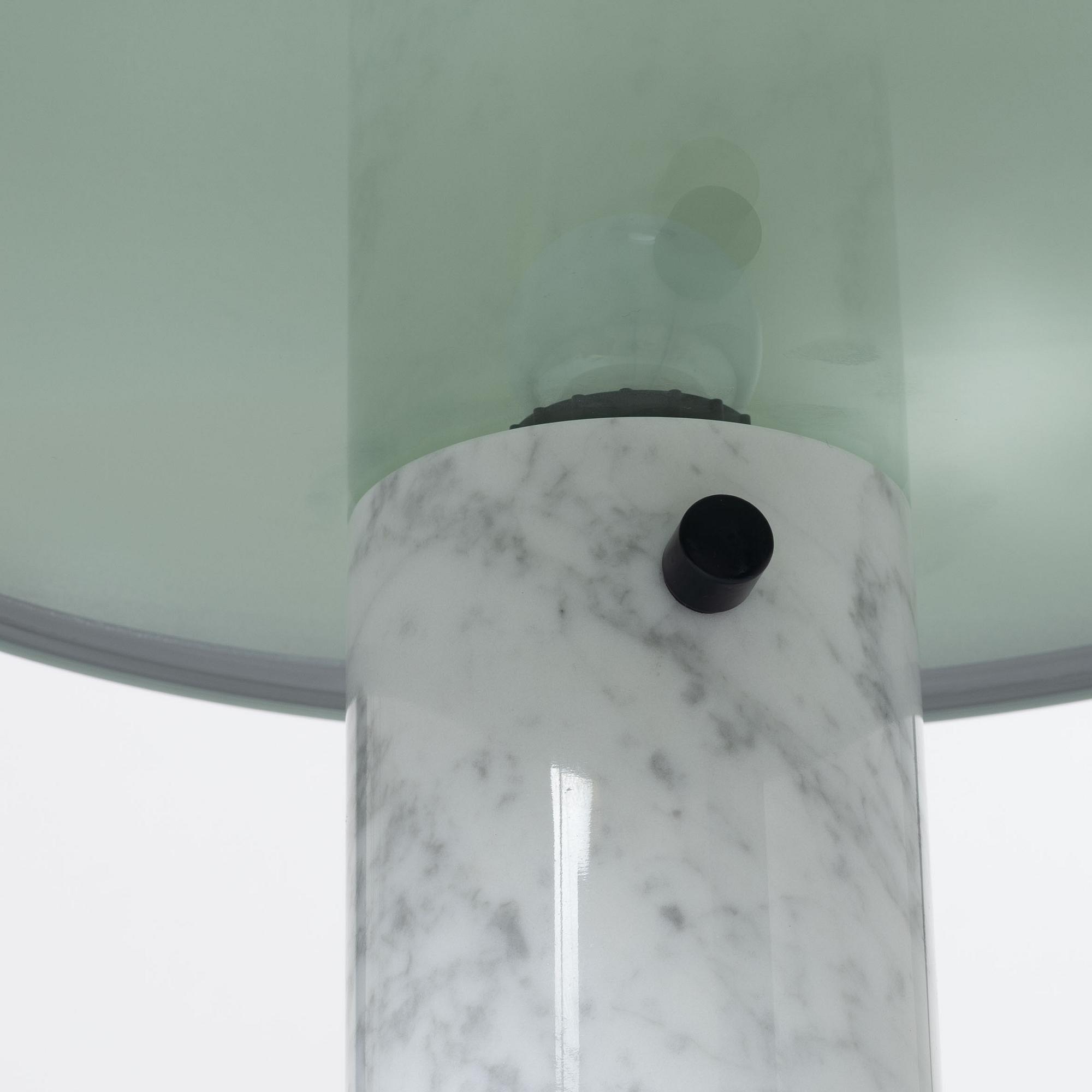 Achille & Pier Giacomo Castiglioni, A 'Snoopy' table lamp, Flos, Italy, 2000s.