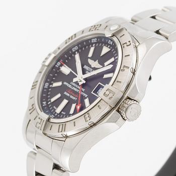 Breitling, Avenger II, GMT, wristwatch, 43 mm.