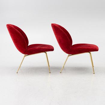 GamFratesi, stolar, ett par, "Beetle Lounge Chair", Gubi, Danmark.