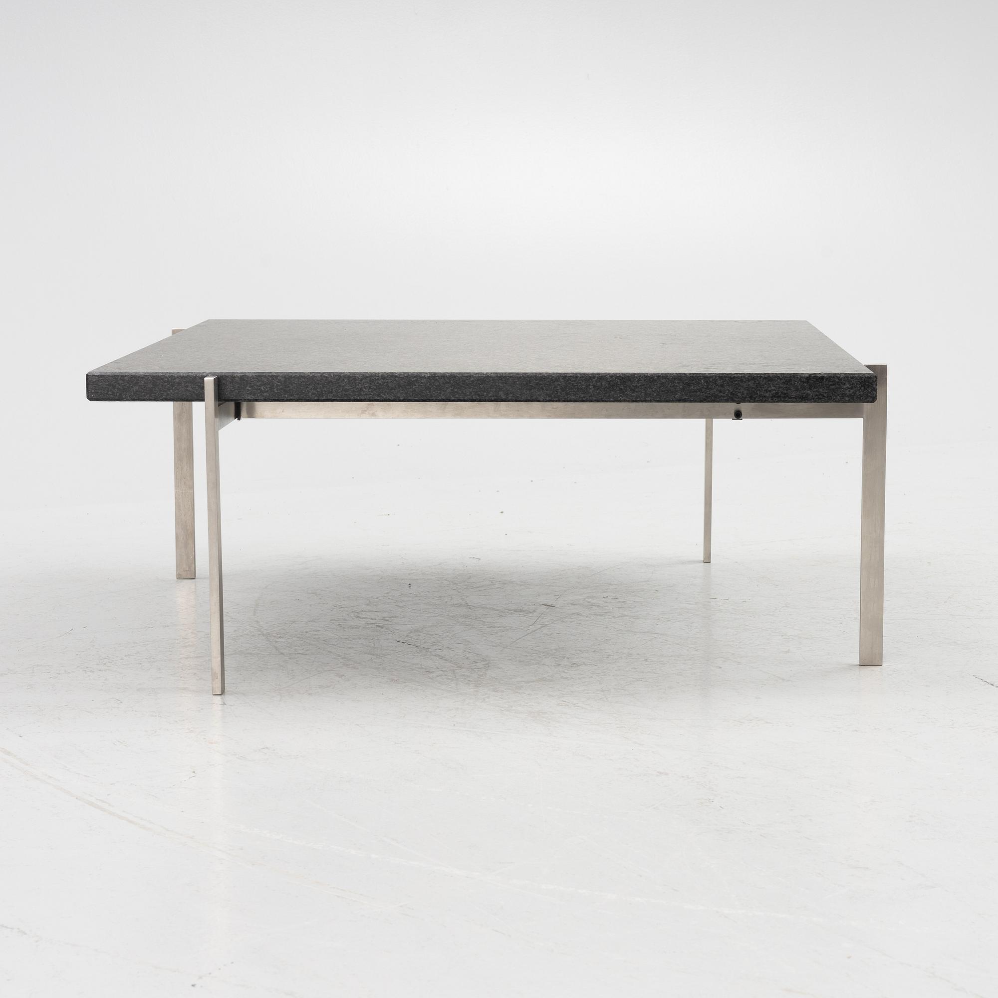 Poul Kjaerholm, coffee table, "PK 61", Fritz Hansen, Denmark.