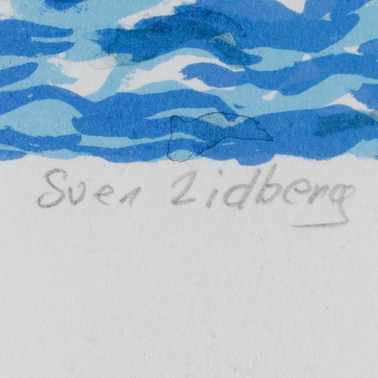 SVEN LIDBERG, färglitografi, signerad och numrerad 37/280.