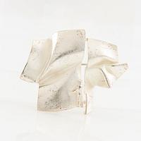 Björn Weckström, Brooch "Stranger on Io" sterling silver, Lapponia 1993.