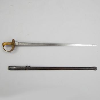 A Swedish sabre 1893 pattern with scabbard.