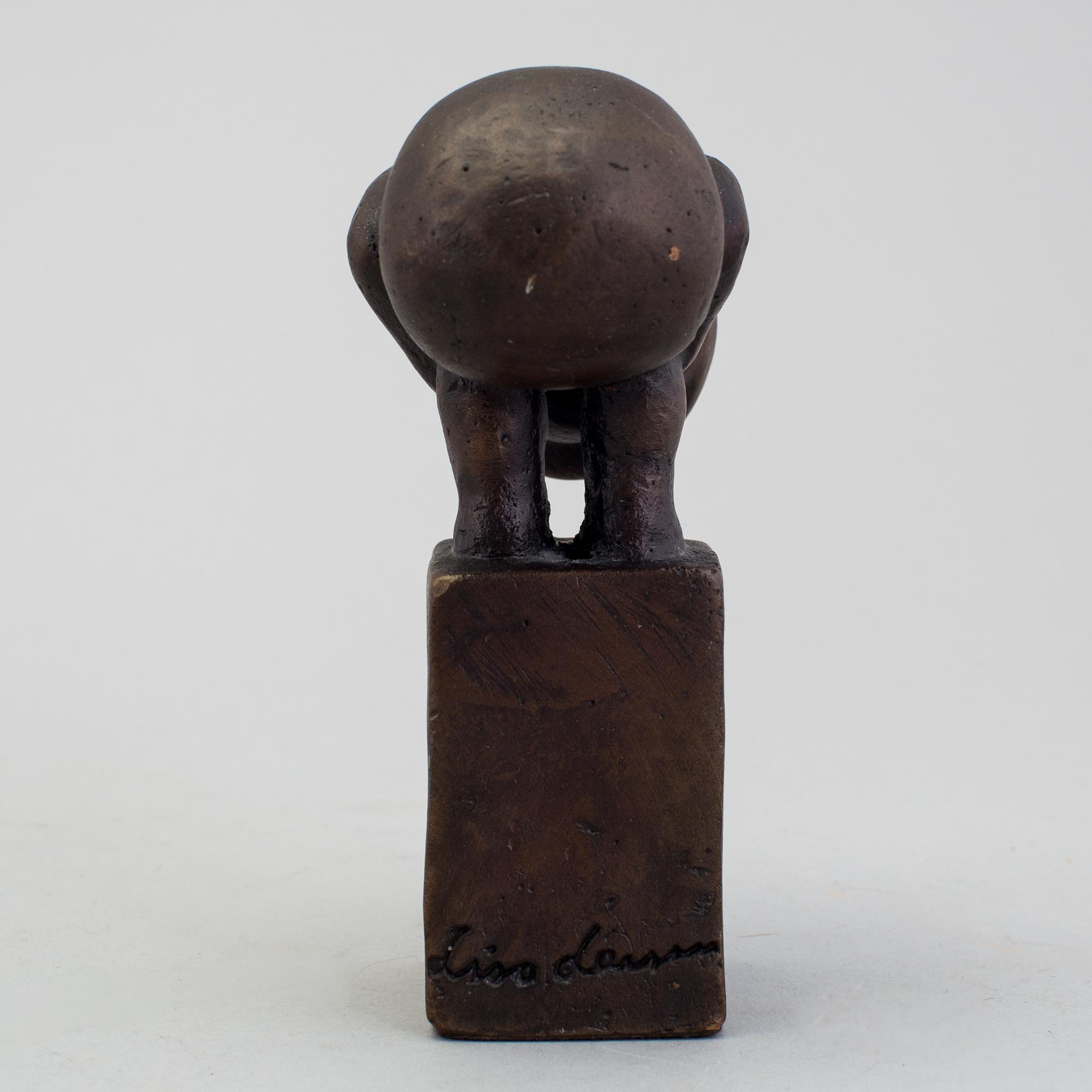 LISA LARSON, skulptur, brons, "Myran", signerad och numrerad 420.