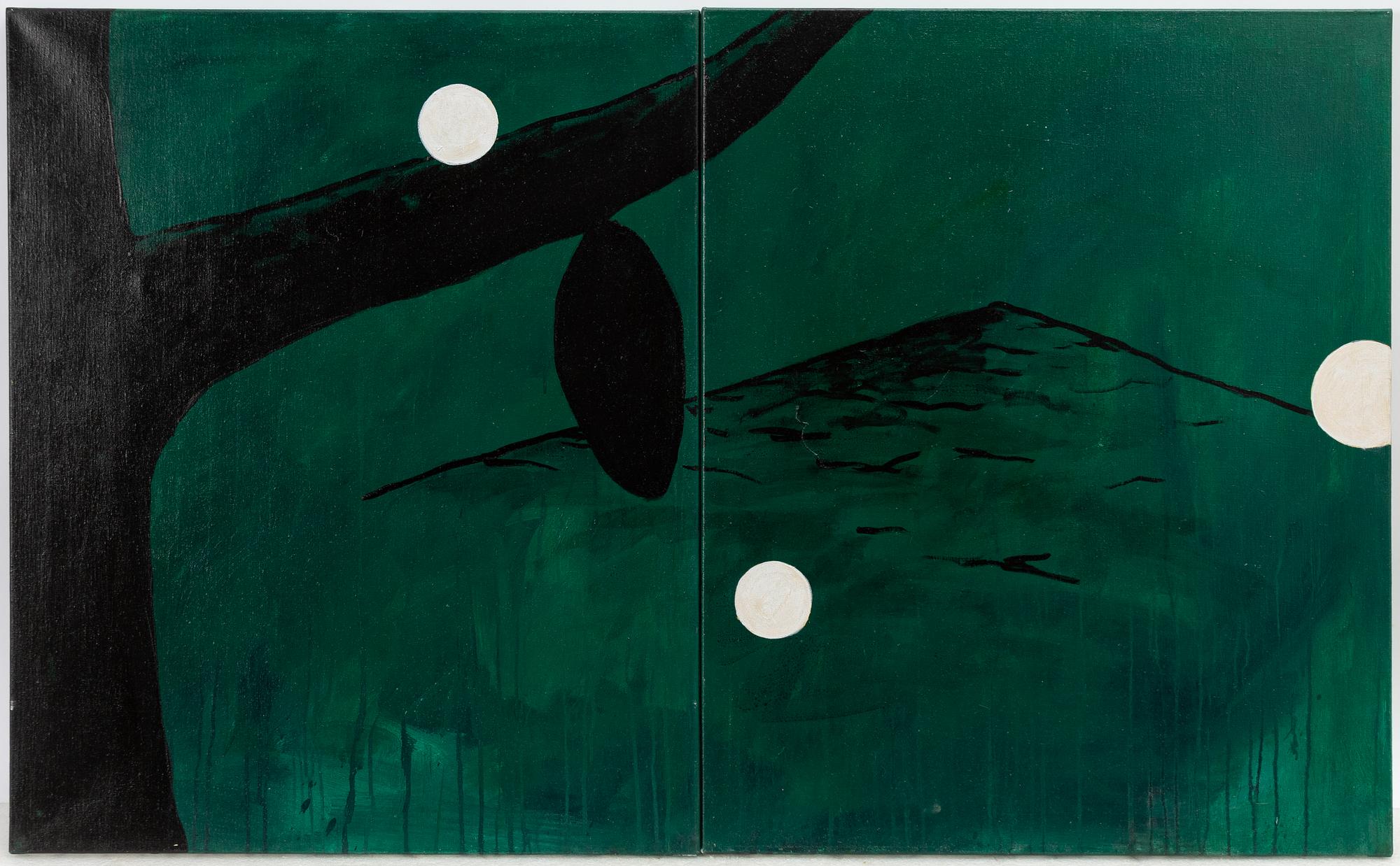 Antti Linnovaara, Untitled, diptych.