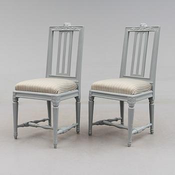 STOLAR, 1 par, gustavianska, 1700-talets slut.