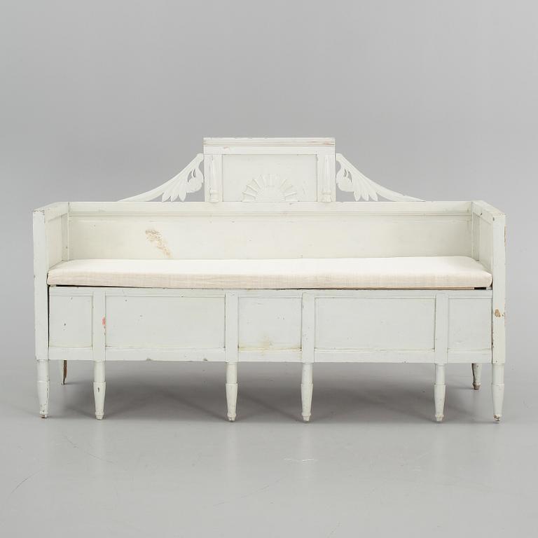 SOFFA, Gustaviansk, omkring 1800.